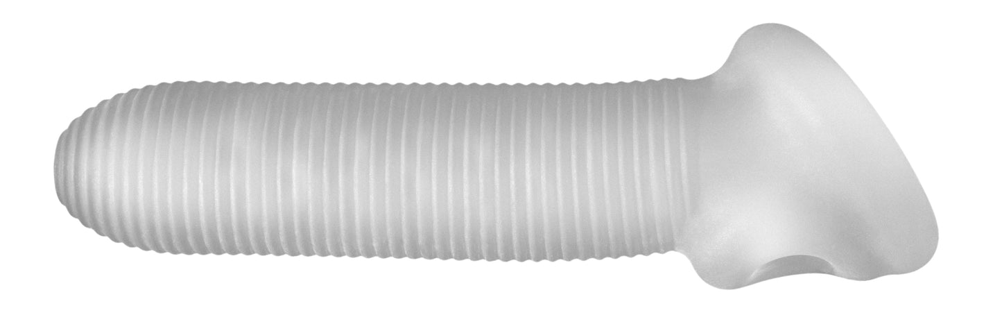 Fat Boy Micro Ribbed Sheath 6.5" - clear