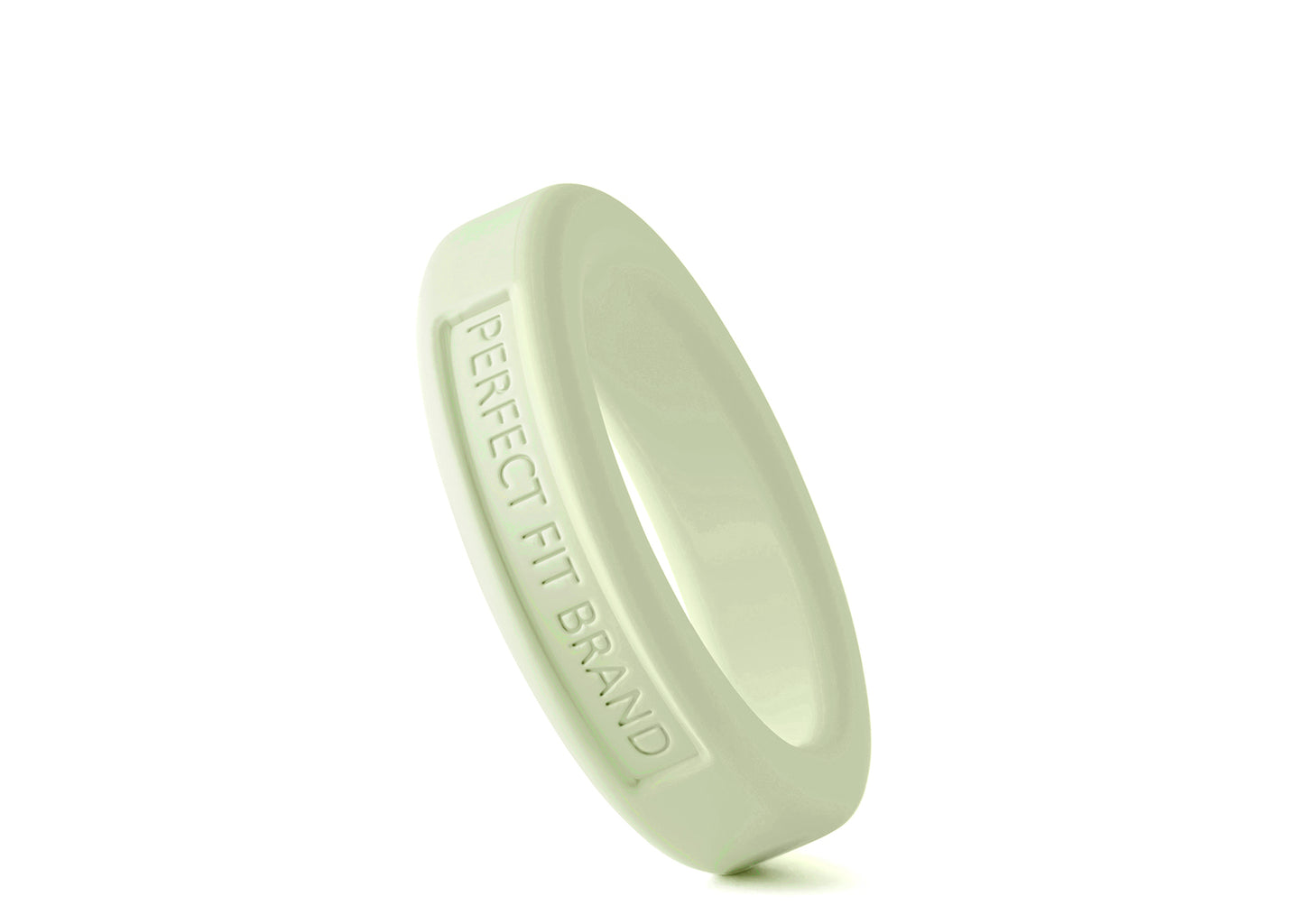 Hefty Classic Med. Stretch Penis Ring -1.4" (36 mm) Silicone - Glow in the Dark