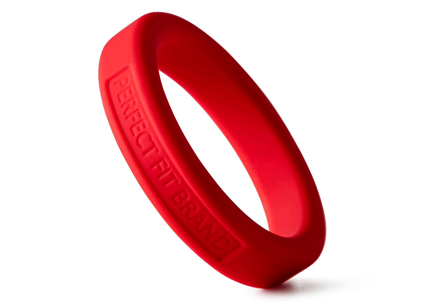 Hefty Ring 1.75" (44 mm) Silicone Red