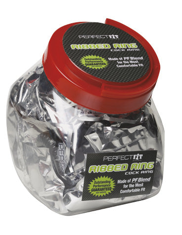 Ribbed Ring - Black/Fishbowl ( 50units )