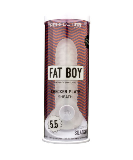 Fat Boy Checker Box Sheath 5.5"    - clear