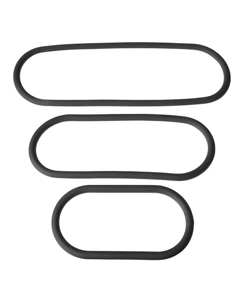 Xplay 3 Pack Silicone Slim Wrap Ring ( 9,12,15)