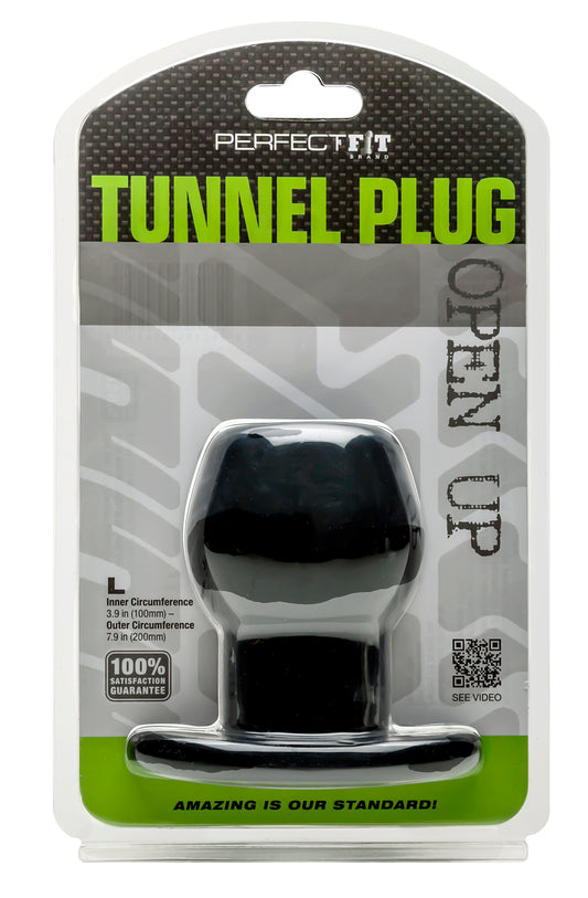 Tunnel Plug   Large Black