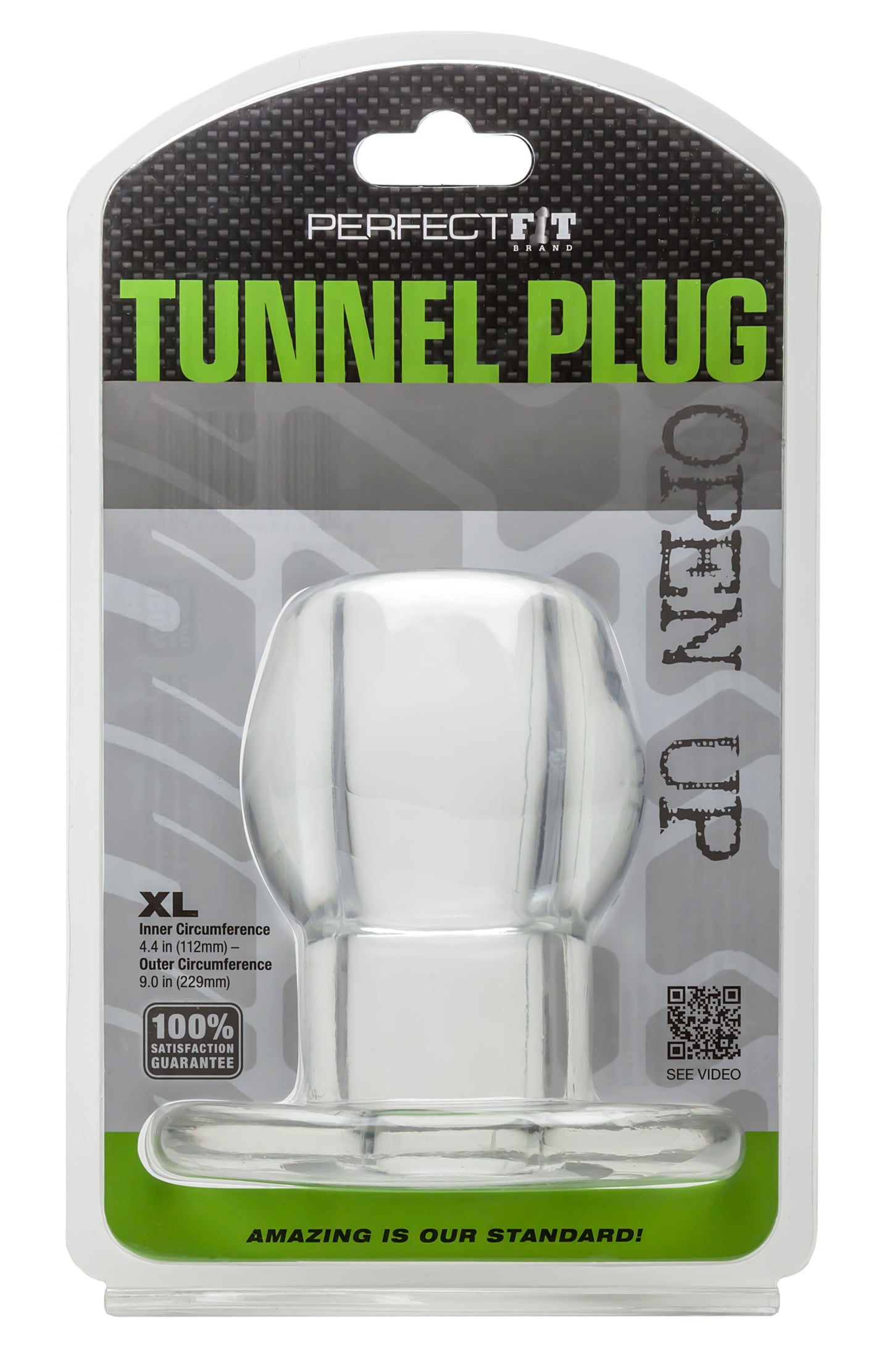 Tunnel Plug  X-Large Clear