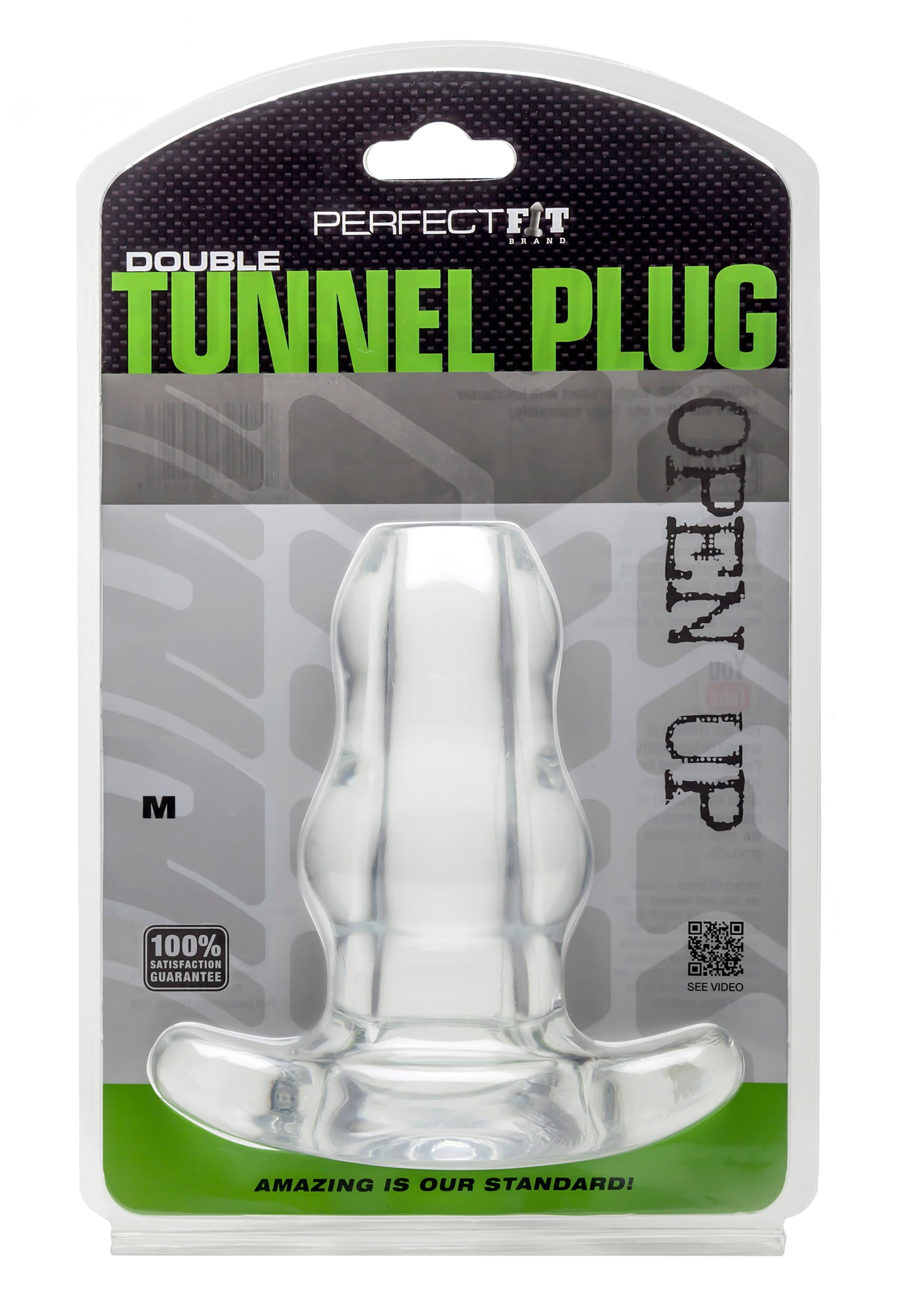 D-Tunnel Plug - Medium, Clear