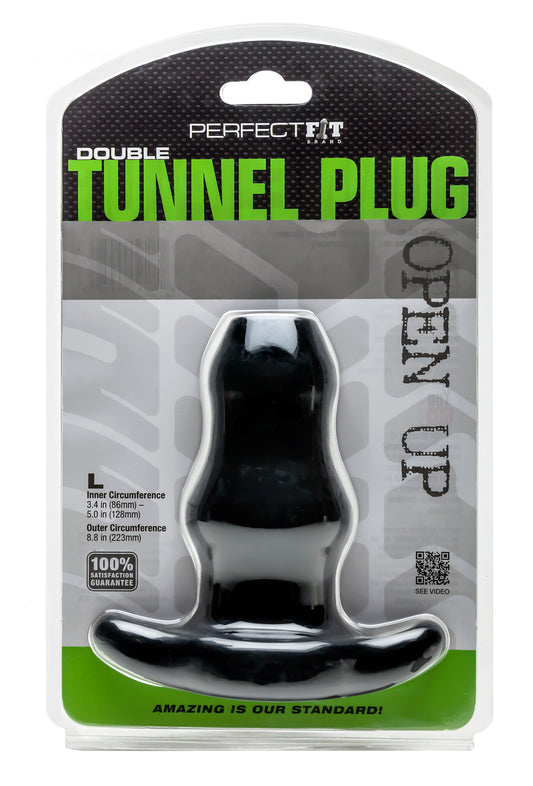D-Tunnel Plug - Large, Black