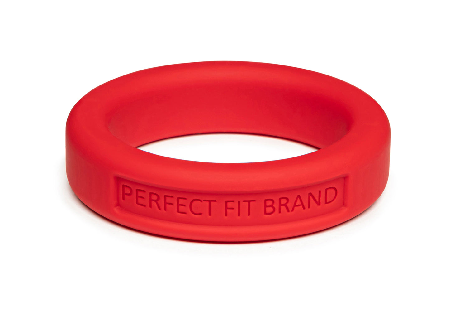 Hefty Ring   1.4" (36 mm)   Silicone  Red