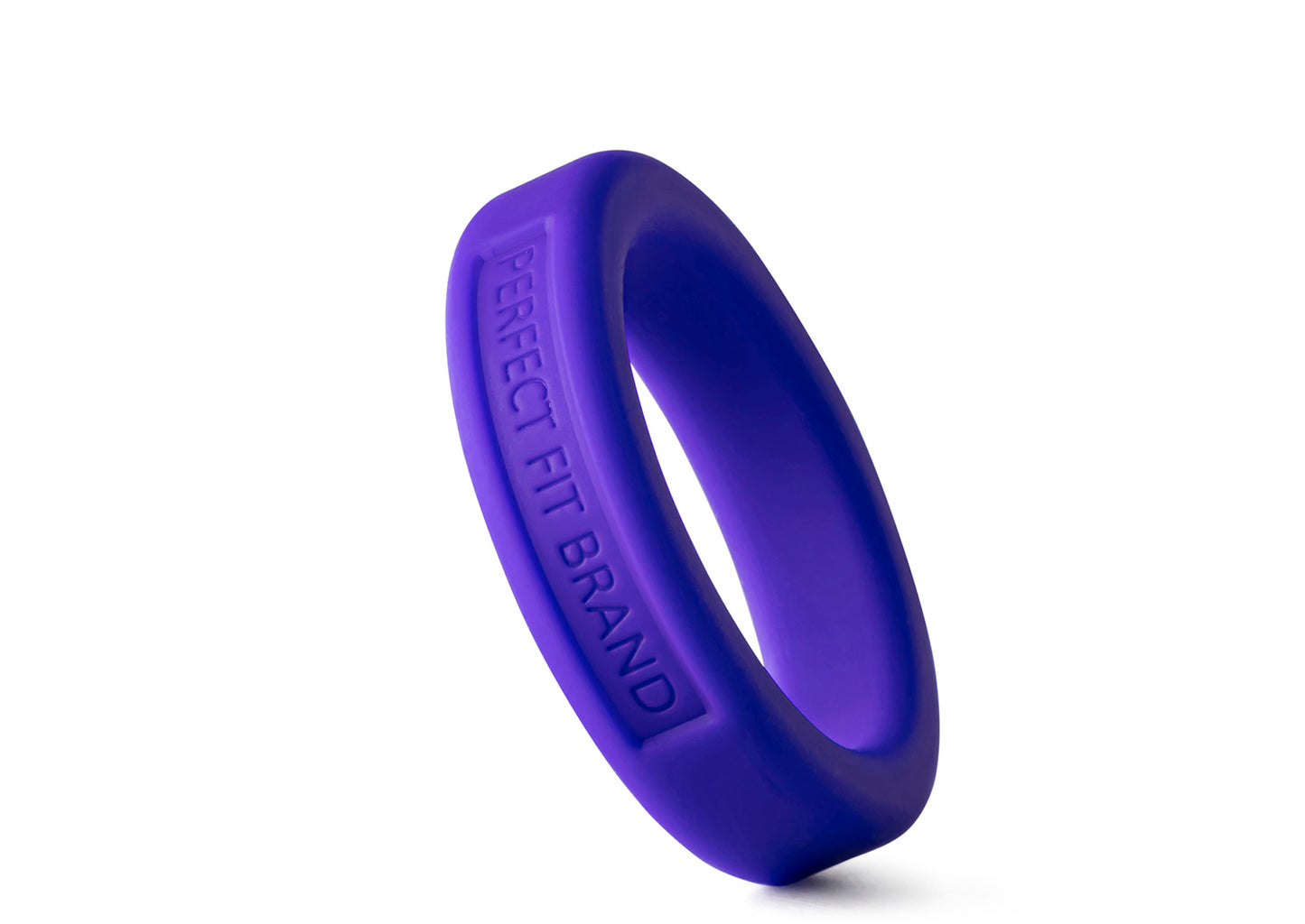 Hefty Ring Stretch Penis Ring   1.4" (36 mm)   Silicone  Purple