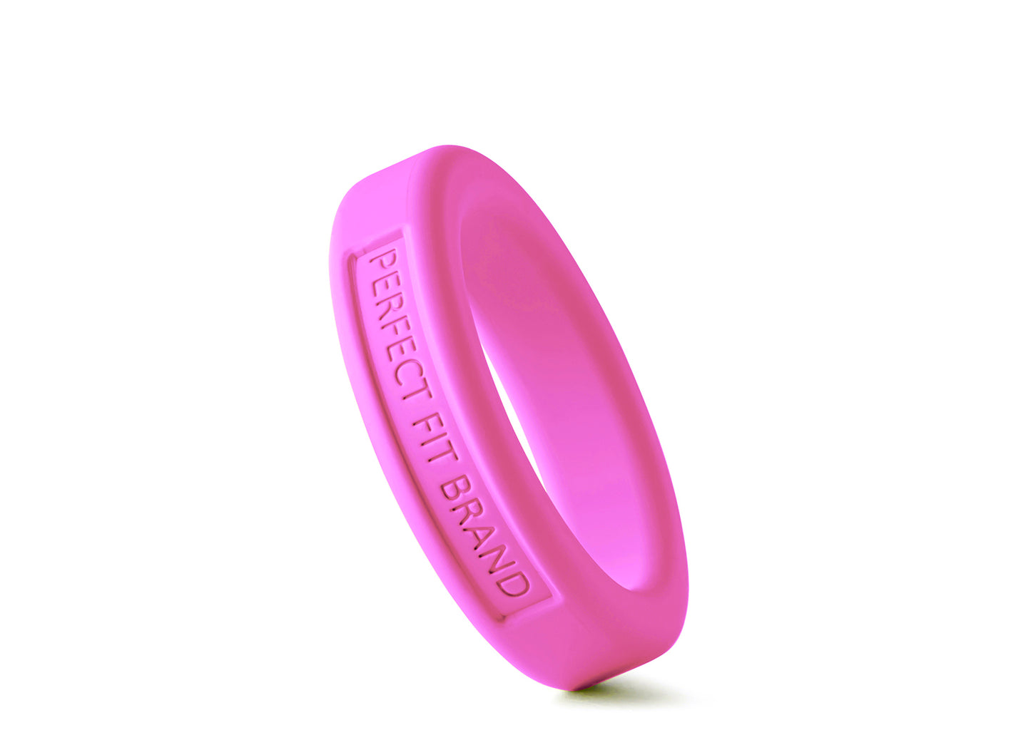 Hefty Classic Silicone Med. Stretch Penis Ring  - 1.4" (36 mm) - Pink