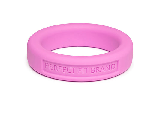 Hefty Classic Silicone Med. Stretch Penis Ring  - 1.4" (36 mm) - Pink