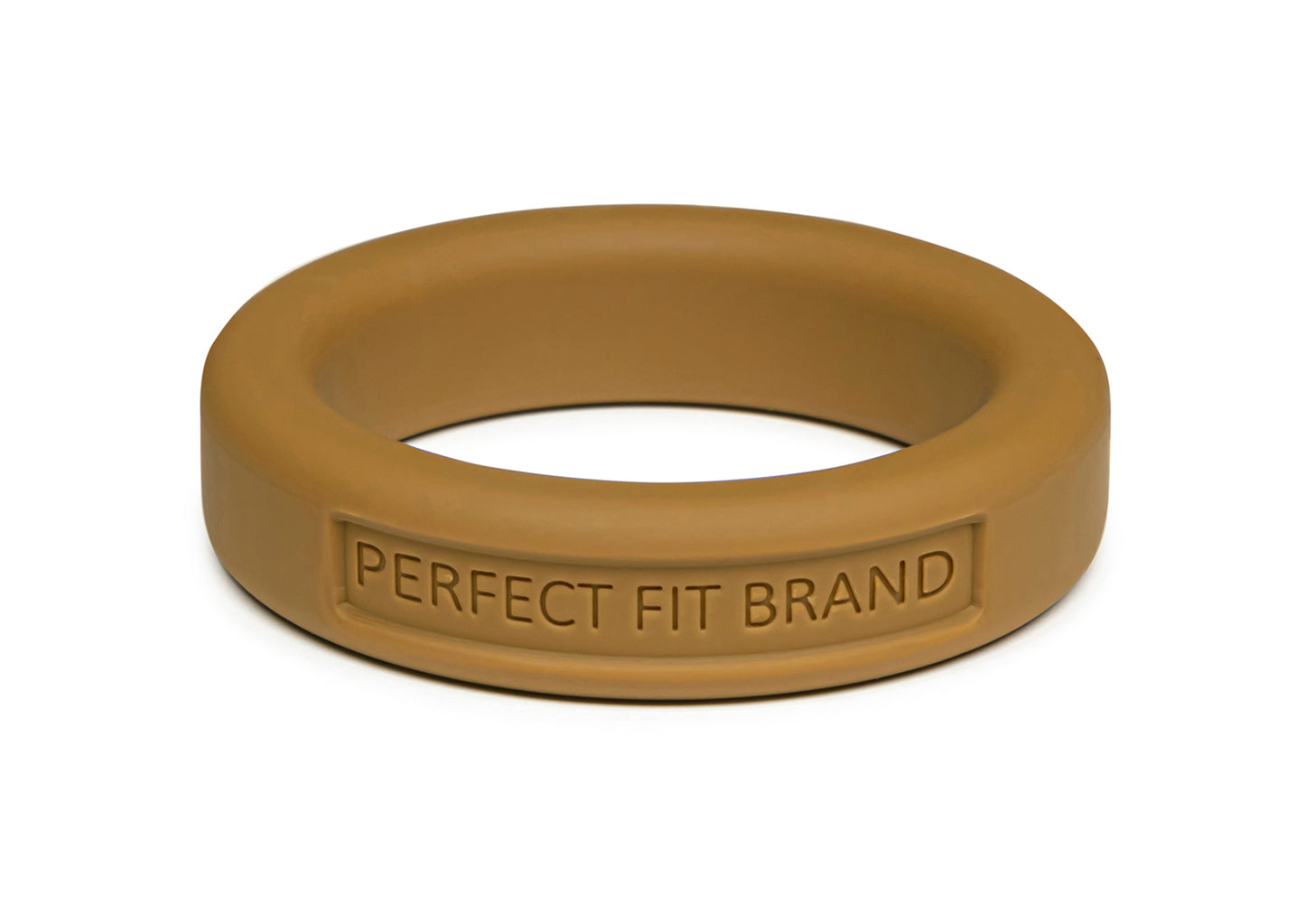 Hefty Classic Silicone Med. Stretch Penis Ring  - 1.4" (36 mm)-Gold