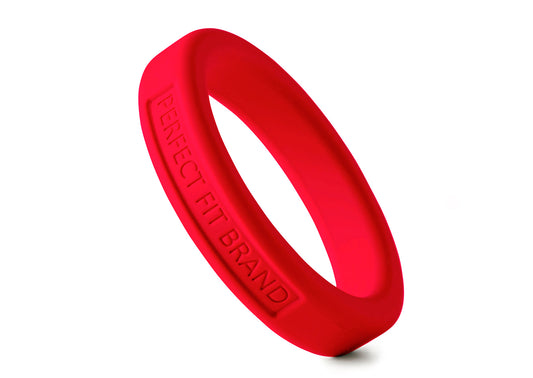 Hefty Ring   1.75" (44 mm)   Silicone  Red