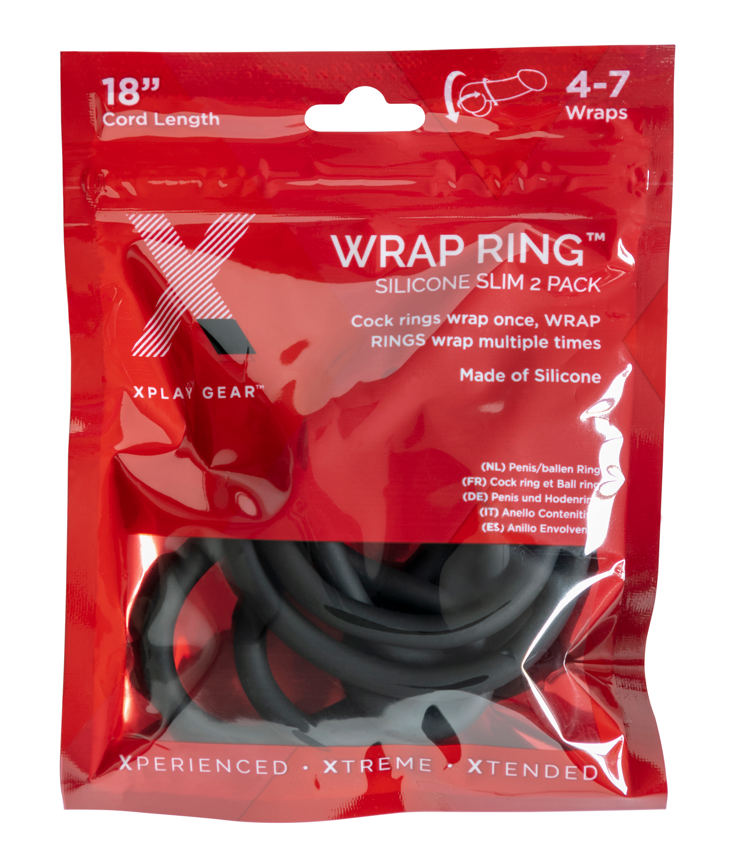 Xplay Silicone 18" Thin  Wrap Ring
