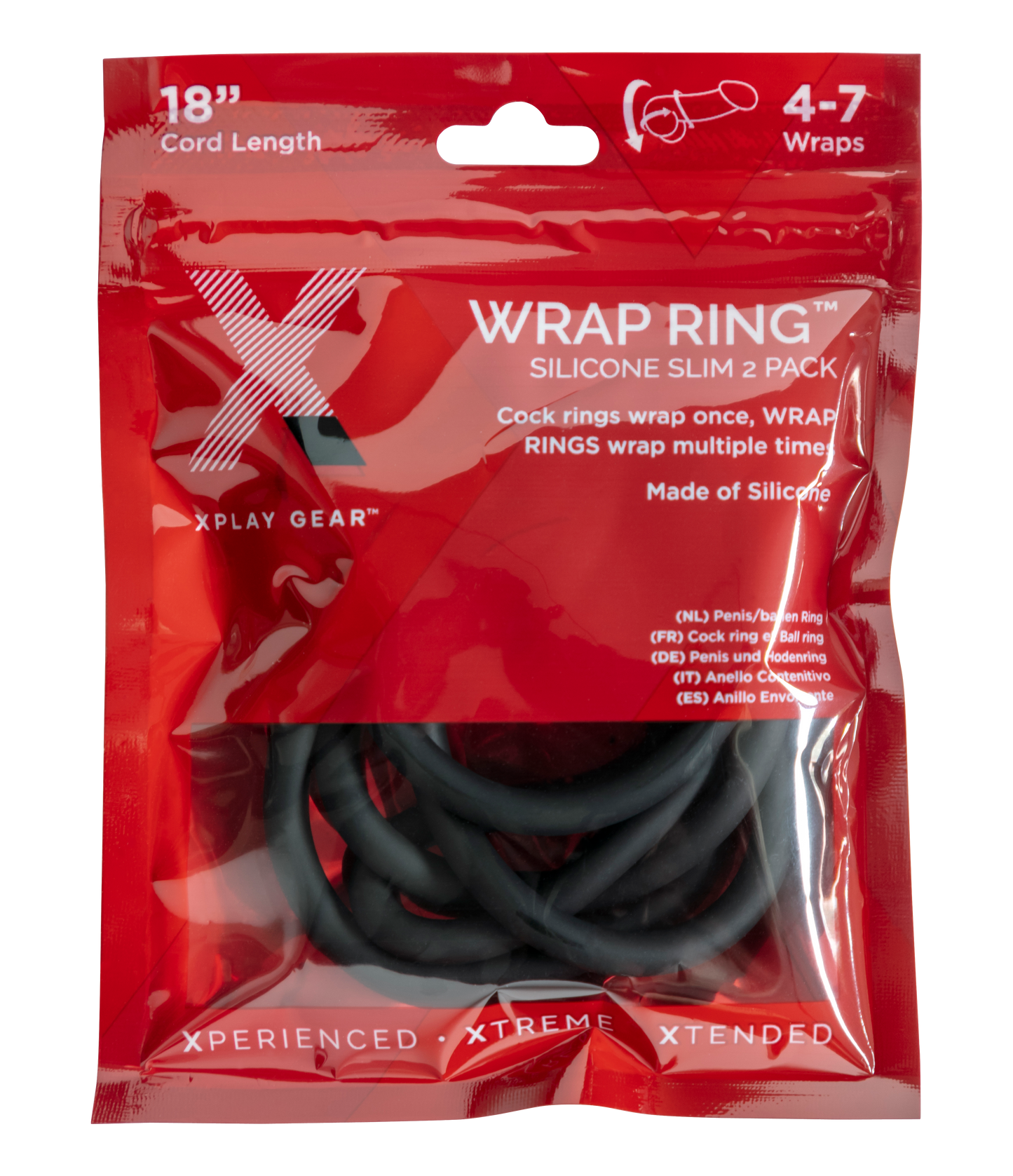 Xplay Silicone 18" Thin  Wrap Ring