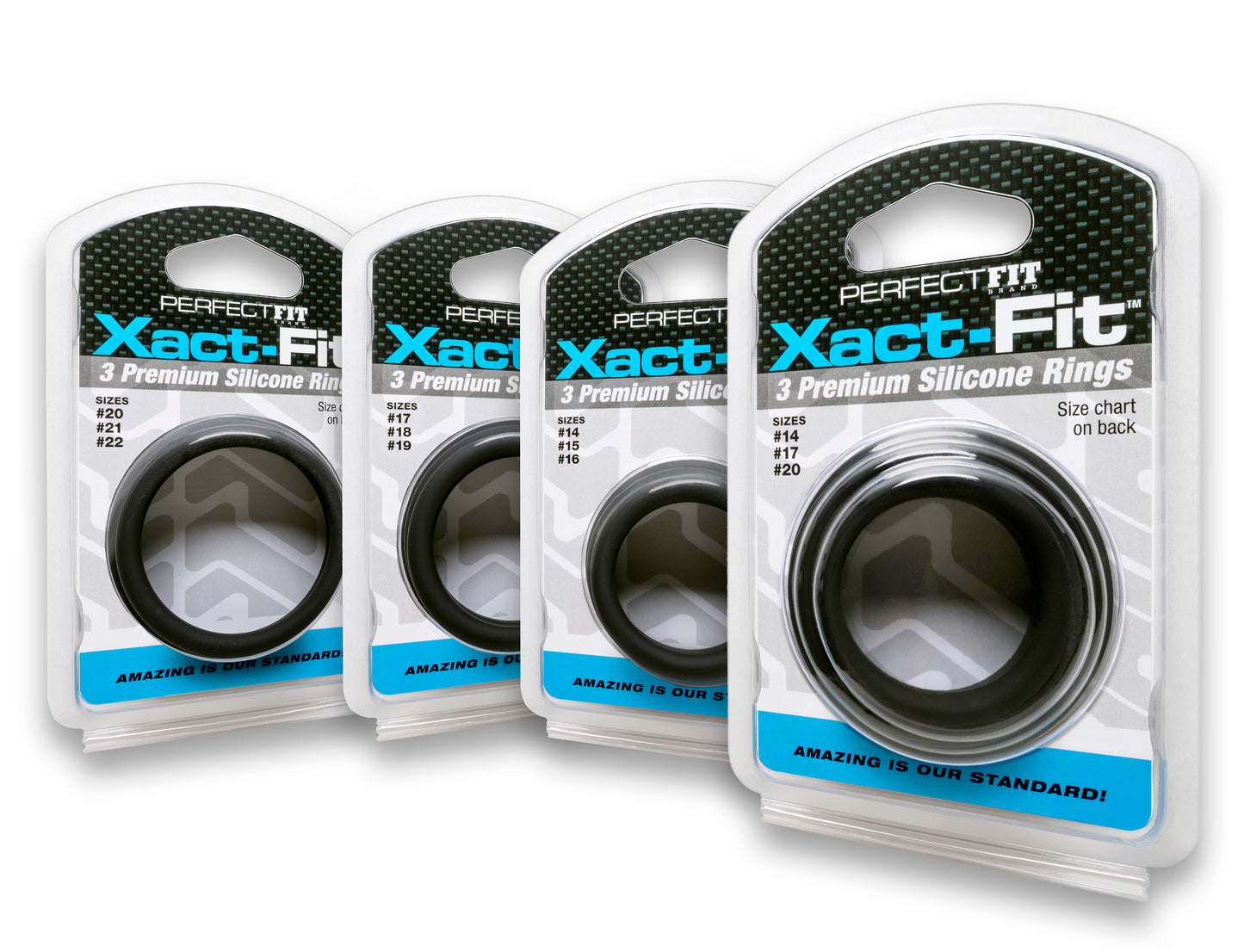 Xact Fit Rings -Black